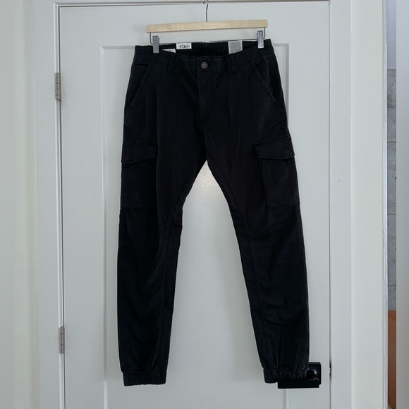 JACK & JONES JPSTPAUL JJFLAKE AKM NOOS Casual Slim Fit Men’s Everyday Pants - Picture 2 of 6